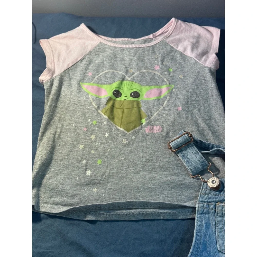 Girls Clothing Bundle Jordache Denim Tulle‎ Dress Gymboree Star Wars Grogu Lace